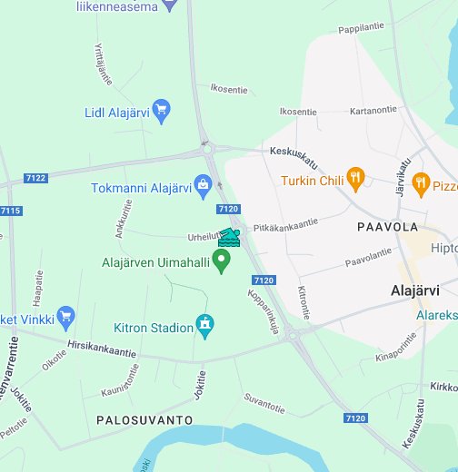 Alajärven uimahalli - Google My Maps