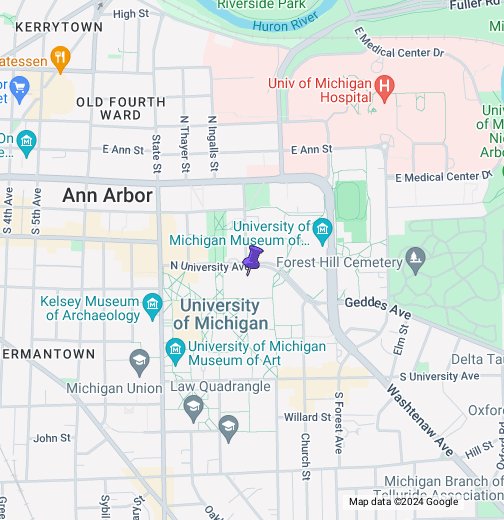 University of Michigan Google My Maps