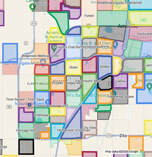 Amarillo Subdivision Map - Google My Maps