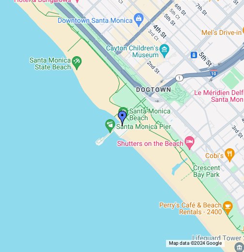 Google Maps Santa Monica Pier