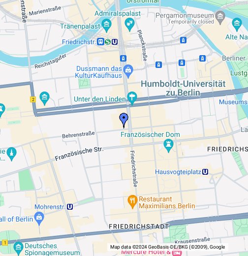 Friedrichstrasse 158 Berlin Germany Google My Maps