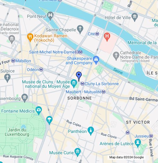 St Germain Paris Map Boulevard Saint-Germain - Google My Maps