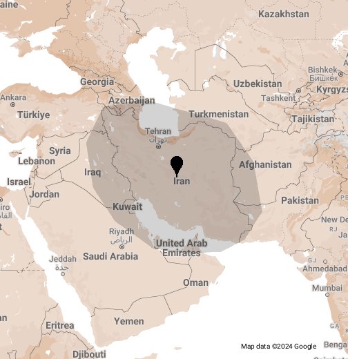 persepolis iran map
