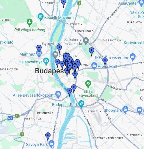 Budapest - Google My Maps