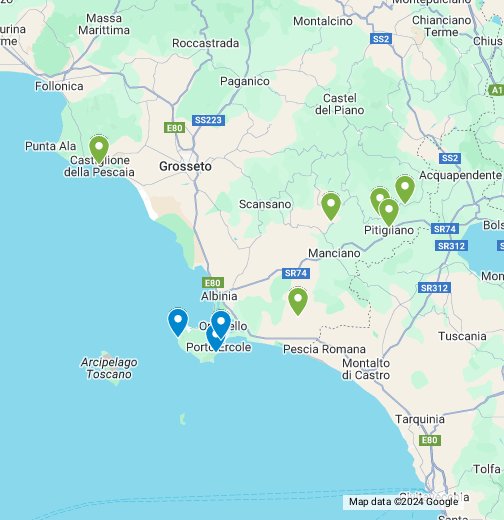 Città e borghi più belli della Maremma Toscana - Google My Maps