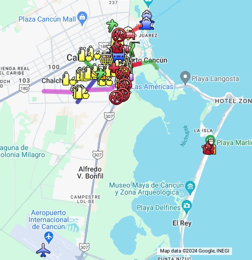 Cancun Mexico Google Maps - Sallygrxa