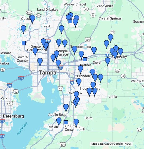 Hillsborough County Shelters Google My Maps