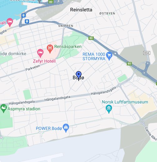 Bodø - Google My Maps
