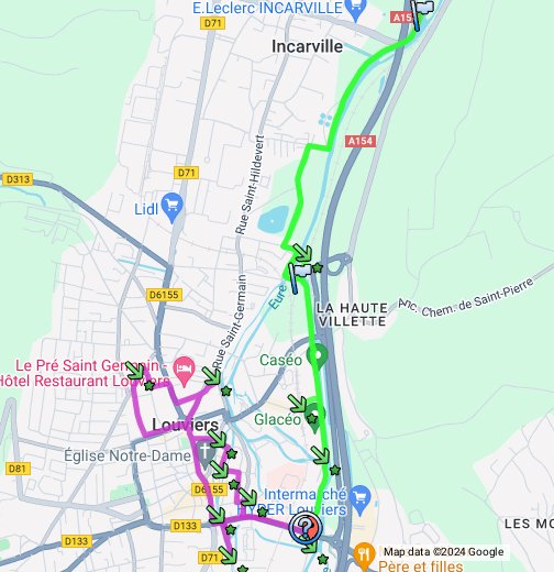 Louviers - Google My Maps